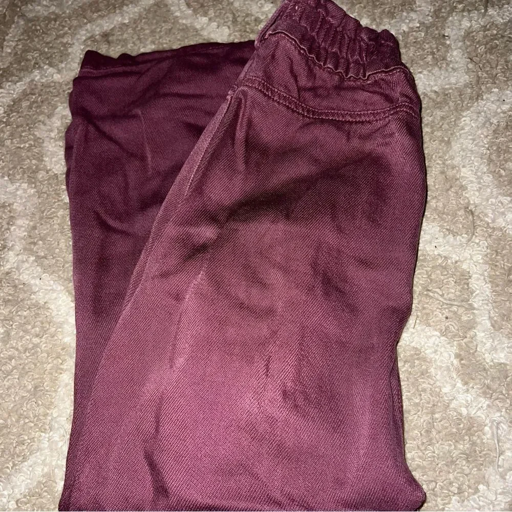 Zara kids Burgundy Casual Pants